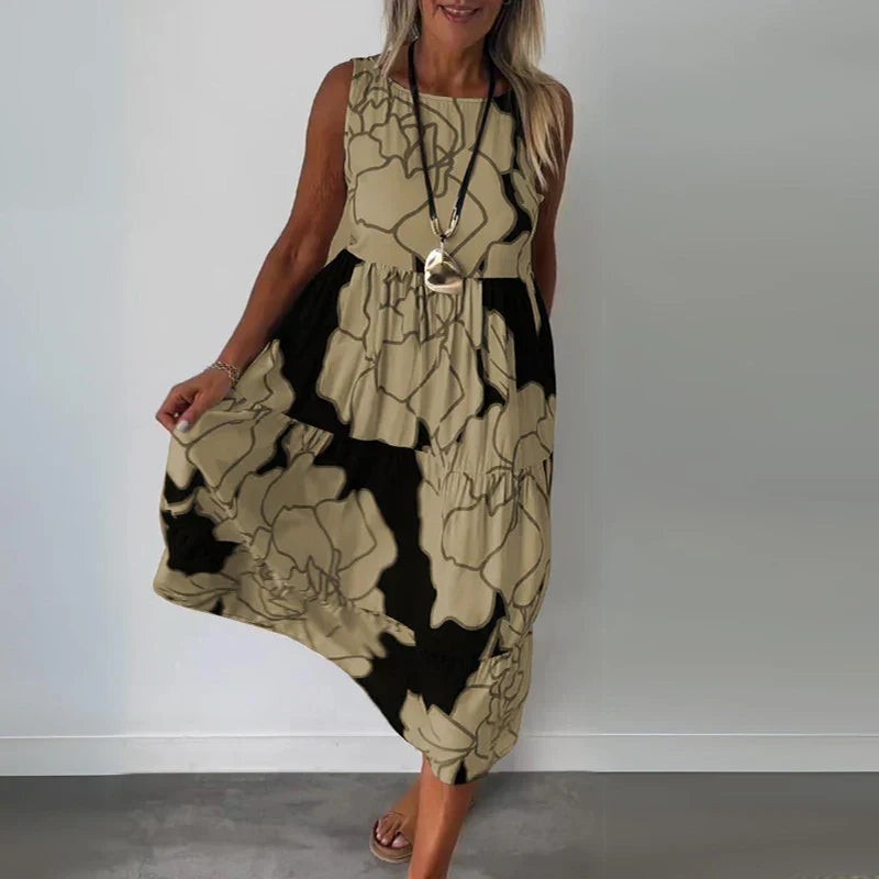 Belle - Vestido Maxi Sem Mangas