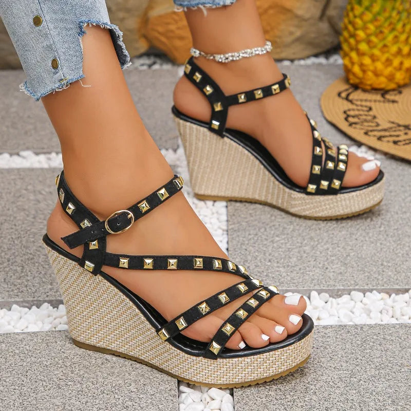 Sevara Sandálias Wedge