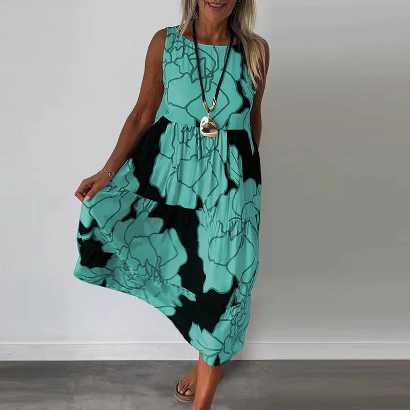 Belle - Vestido Maxi Sem Mangas