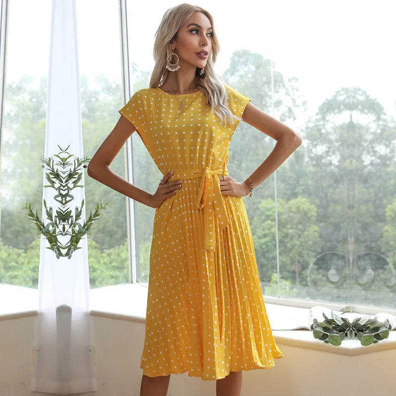 Beth - Vestido Polka Bloom