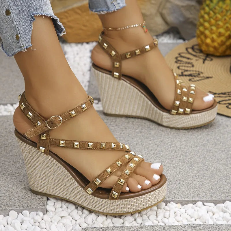 Sevara Sandálias Wedge