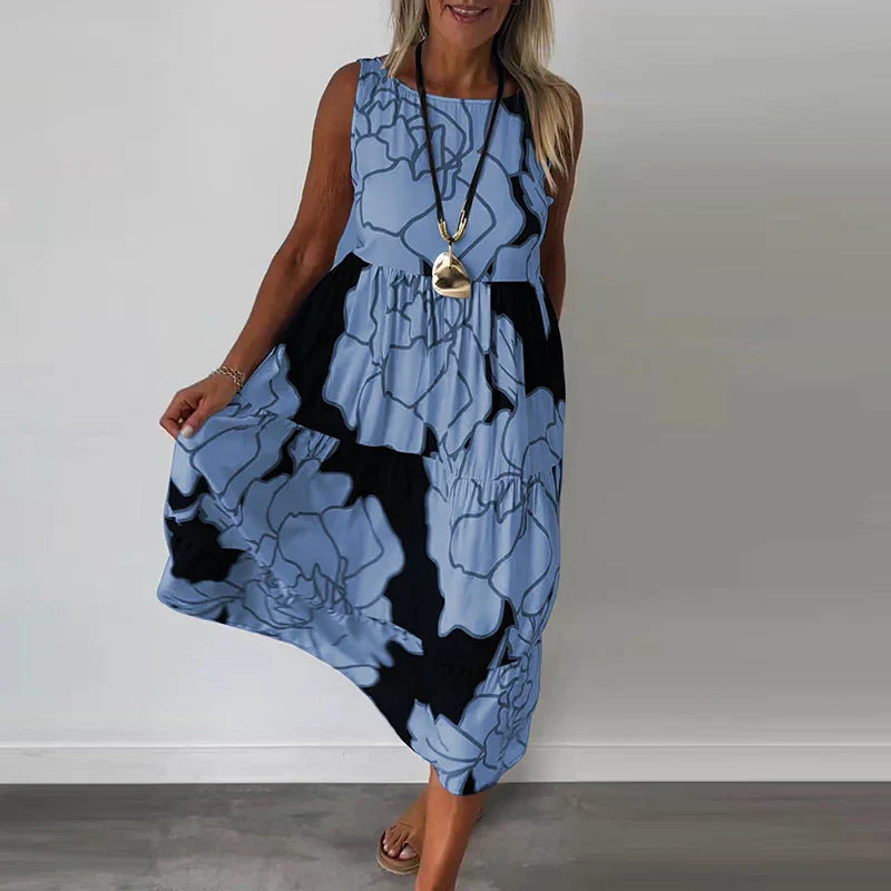 Belle - Vestido Maxi Sem Mangas