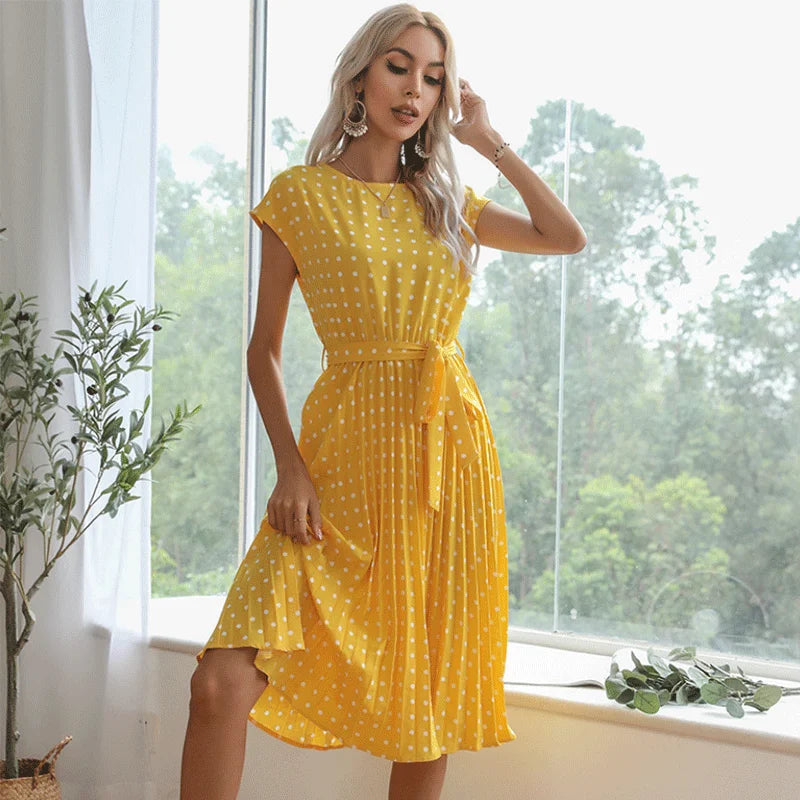 Beth - Vestido Polka Bloom