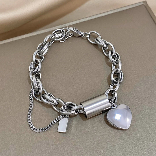 Pulseira Chunky Dourada Elegante