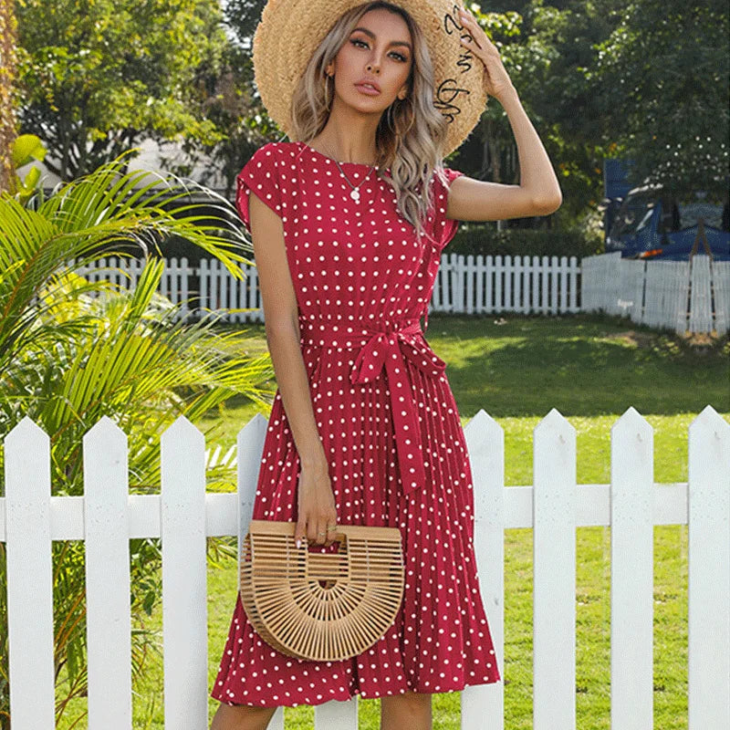 Beth - Vestido Polka Bloom
