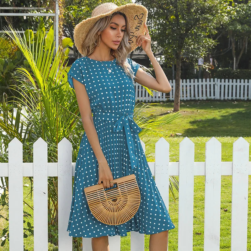 Beth - Vestido Polka Bloom