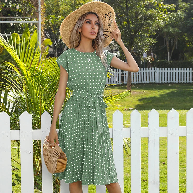 Beth - Vestido Polka Bloom