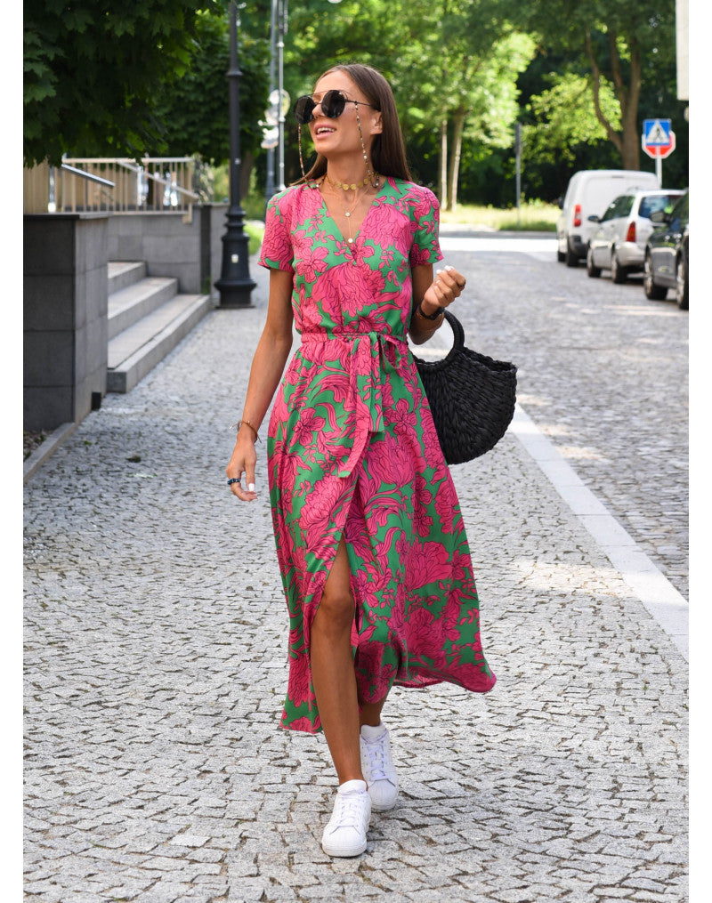 Yasmine | Vestido V-Deep Estiloso