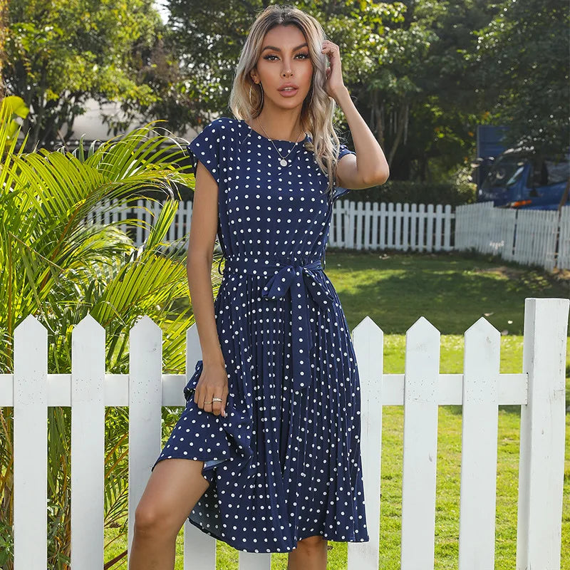 Beth - Vestido Polka Bloom