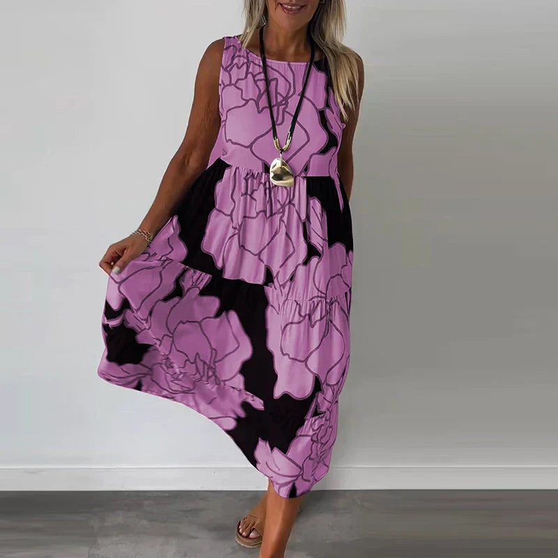 Belle - Vestido Maxi Sem Mangas