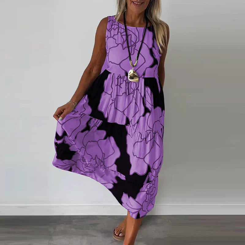 Belle - Vestido Maxi Sem Mangas