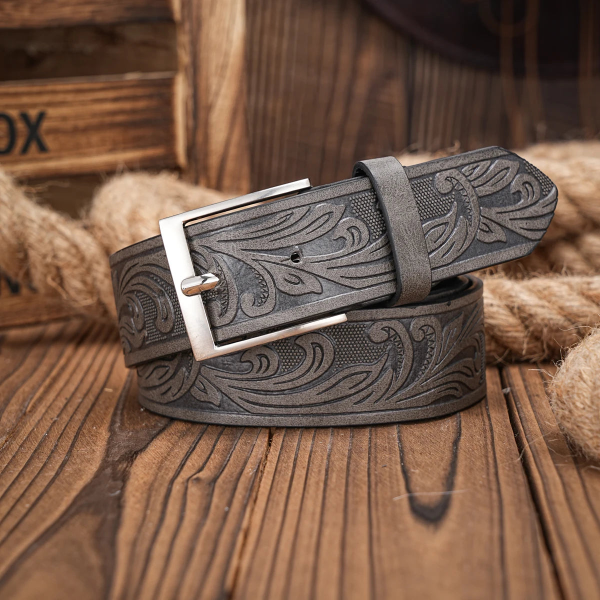 Cinto de couro Leather Trail
