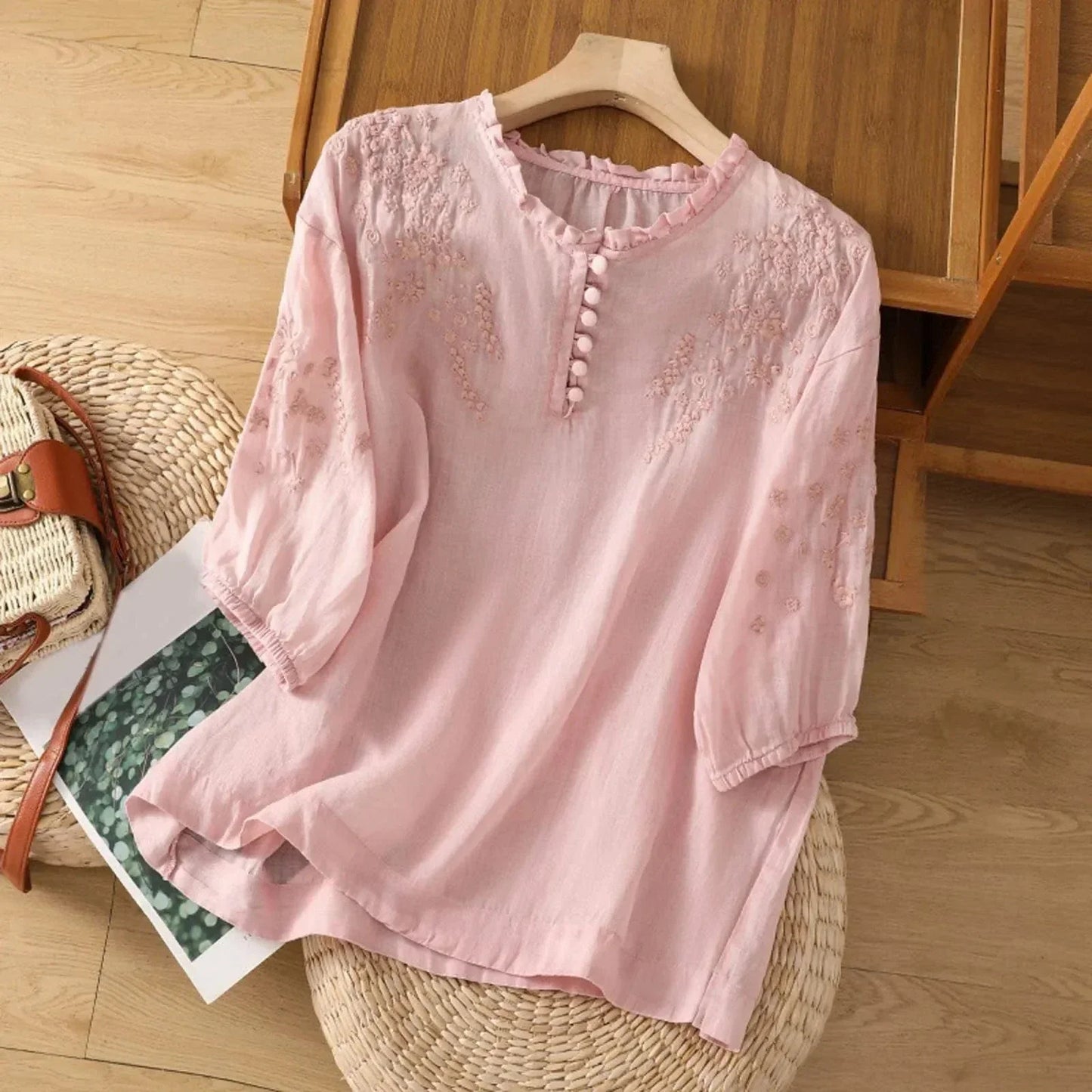 Blusa de Linho Evelyn