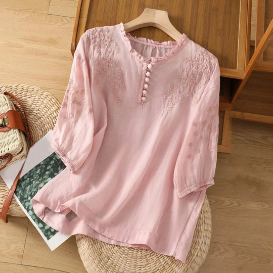 Blusa de Linho Evelyn