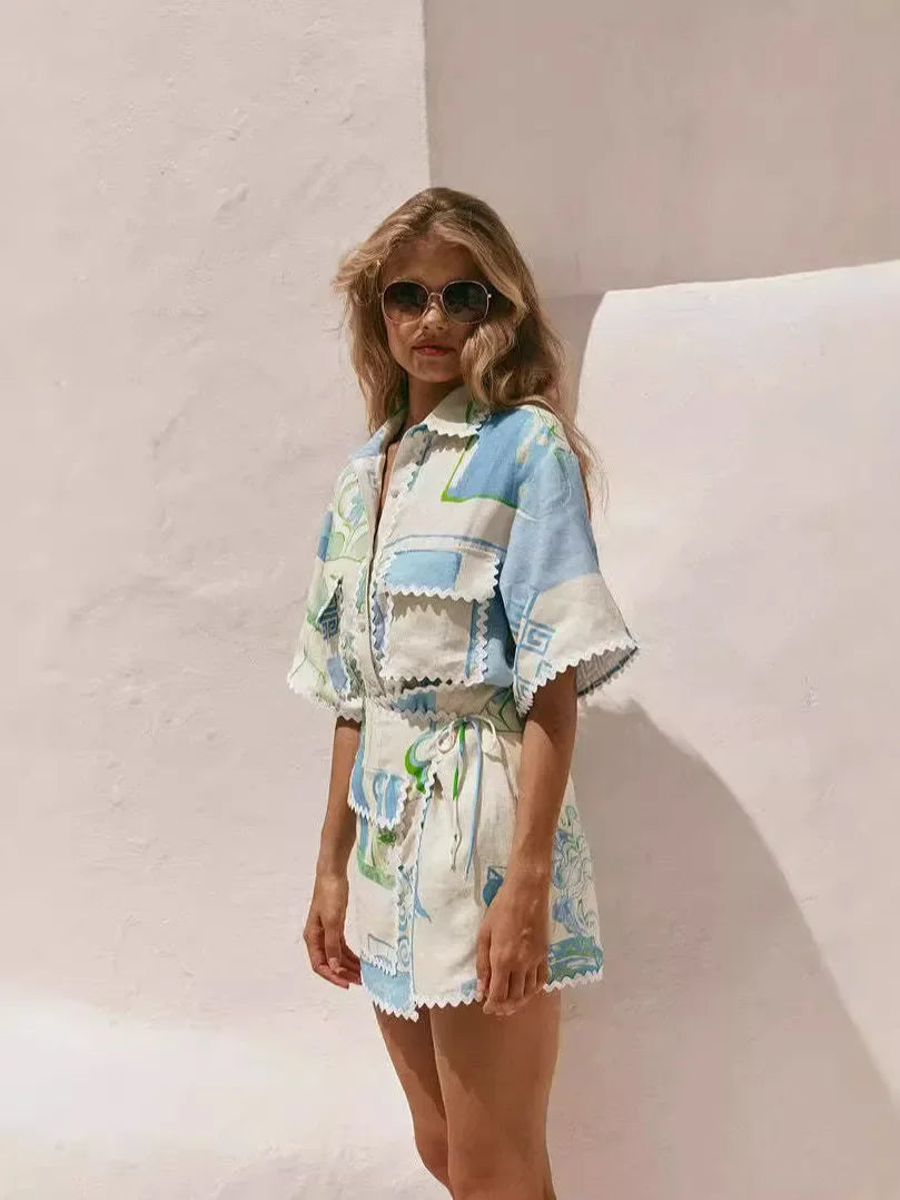 Solene - Conjunto Chic de Patchwork