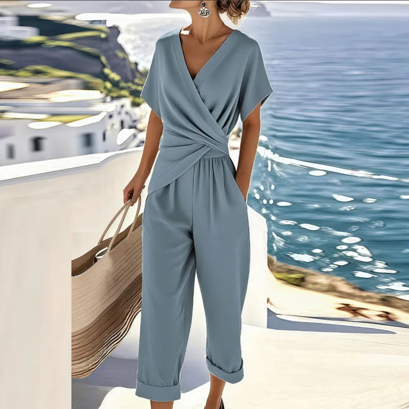 Colleen™ Conjunto Elegante em Duas Peças