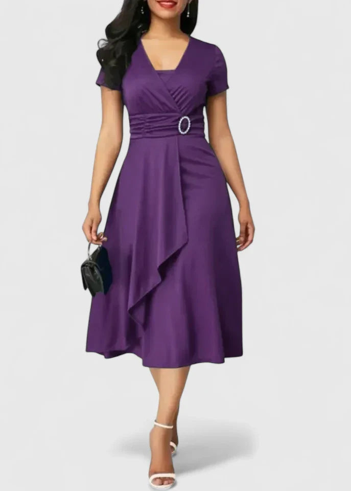 Zhyrelle | Vestido Midi Elegante