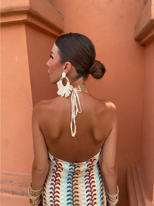 Dilara | Vestido Maxi Sem Costas