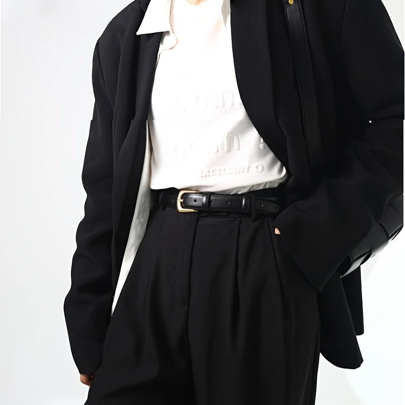 Sienna Cinto preto elegante para mulher