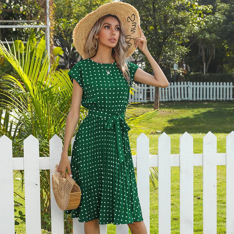 Beth - Vestido Polka Bloom