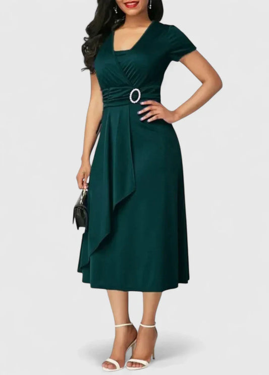 Zhyrelle | Vestido Midi Elegante