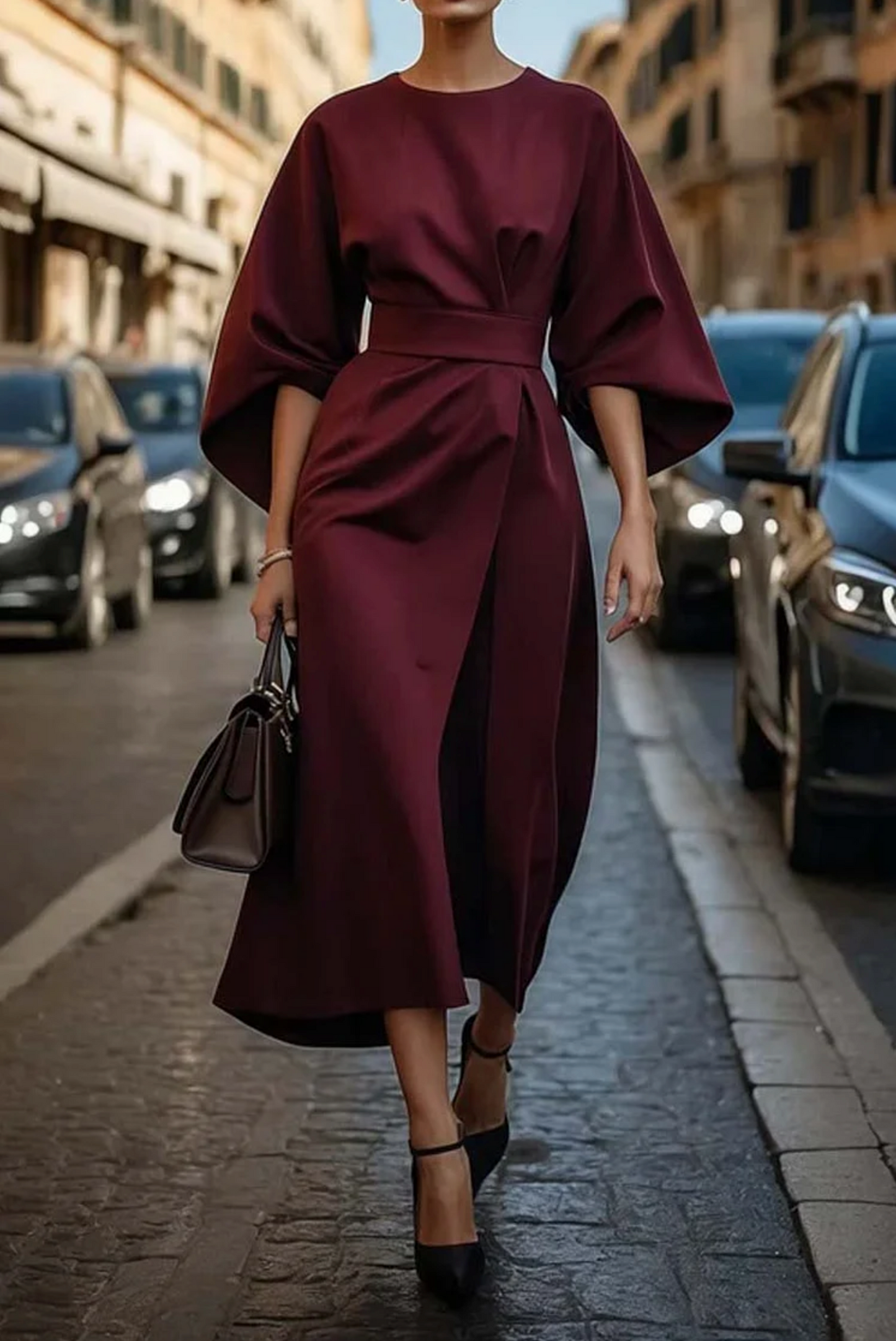 Keira - Vestido de Manga Larga