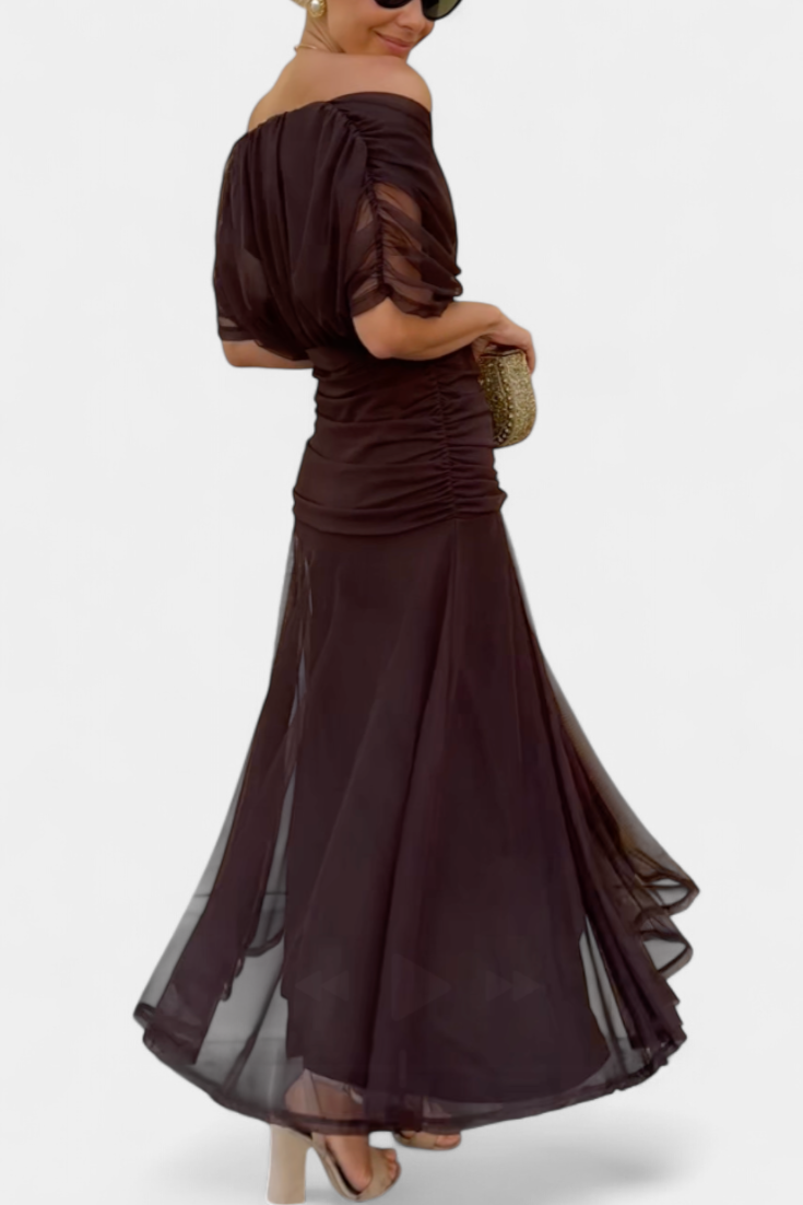 Evira - Vestido Elegante Off-Shoulder