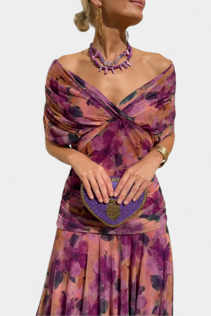 Evira - Vestido Elegante Off-Shoulder