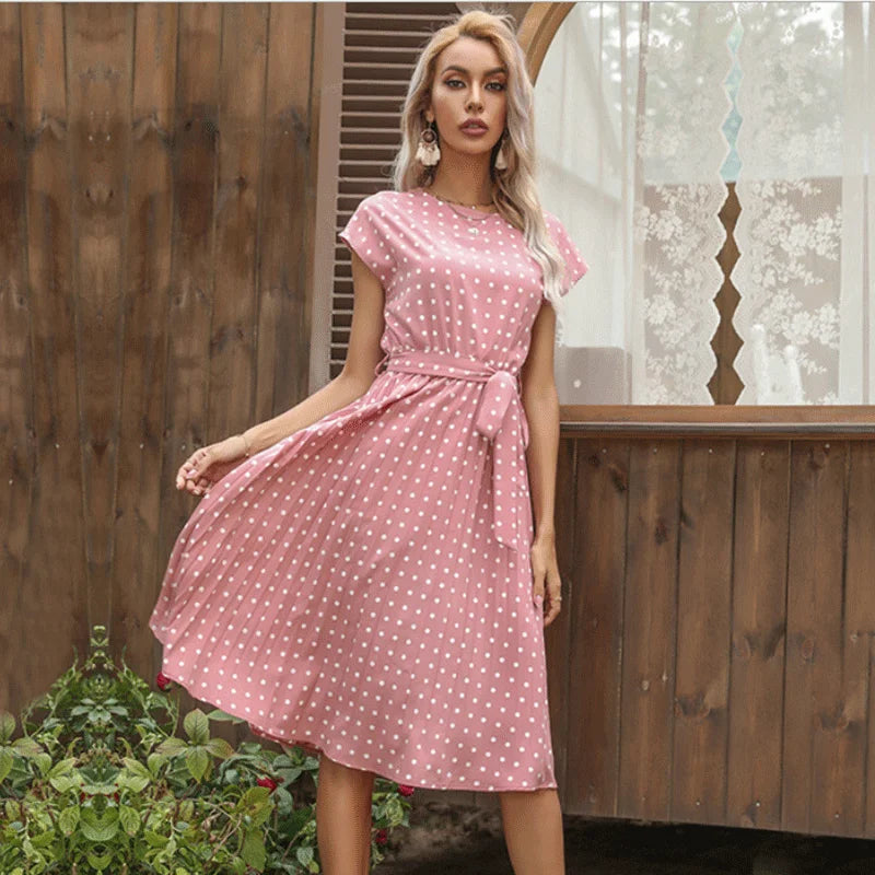 Beth - Vestido Polka Bloom
