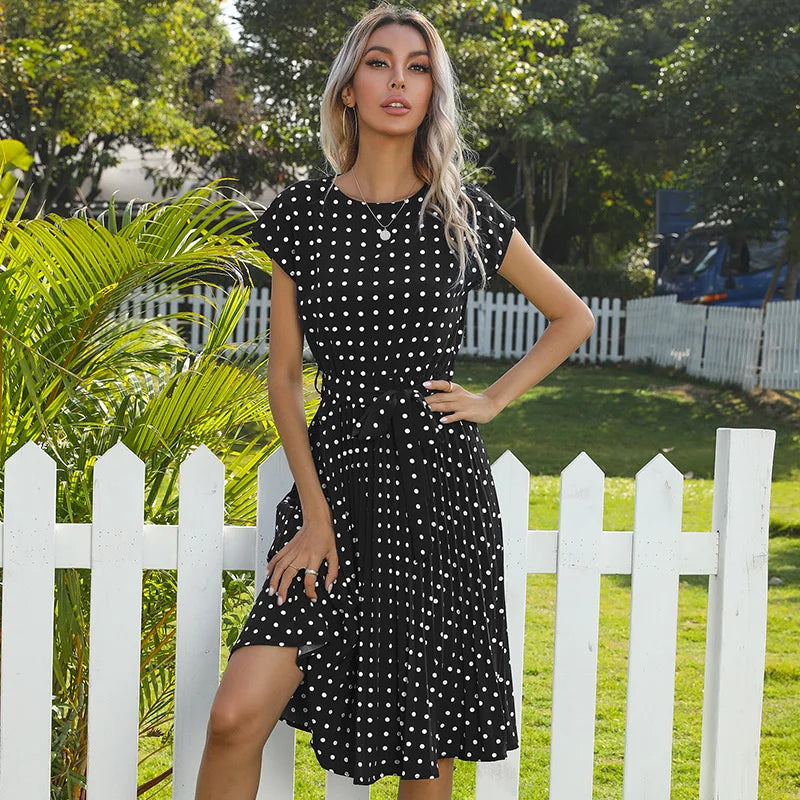 Beth - Vestido Polka Bloom