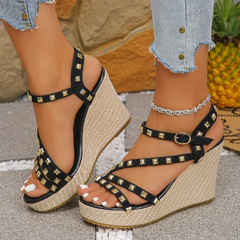 Sevara Sandálias Wedge
