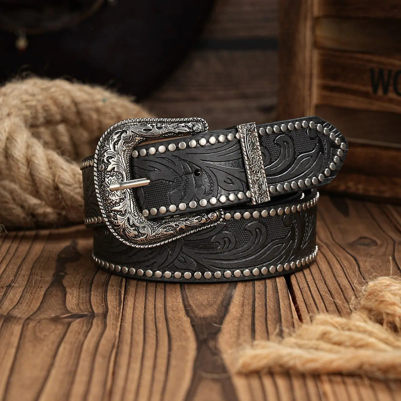 Cinto de couro Rodeo Star