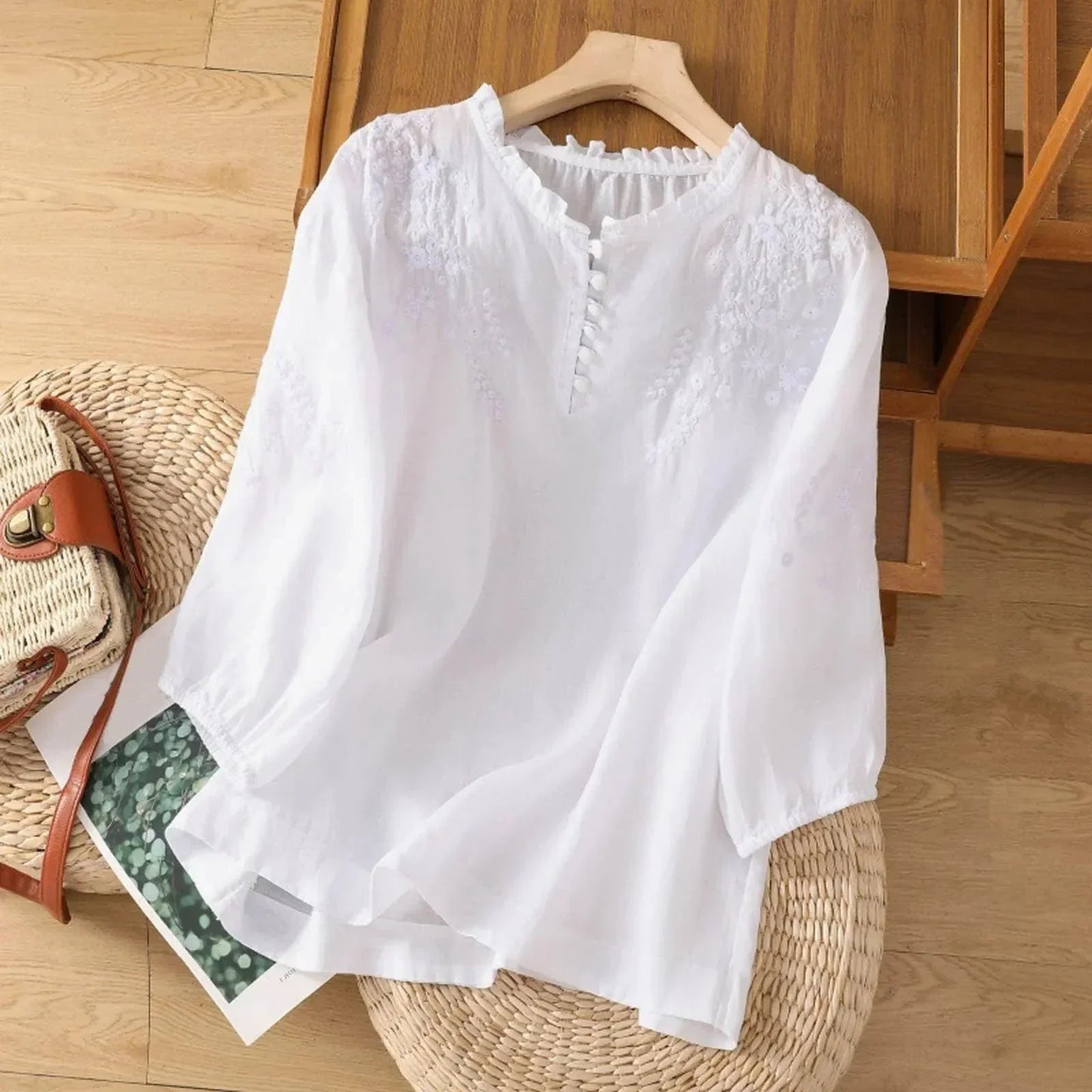 Blusa de Linho Evelyn