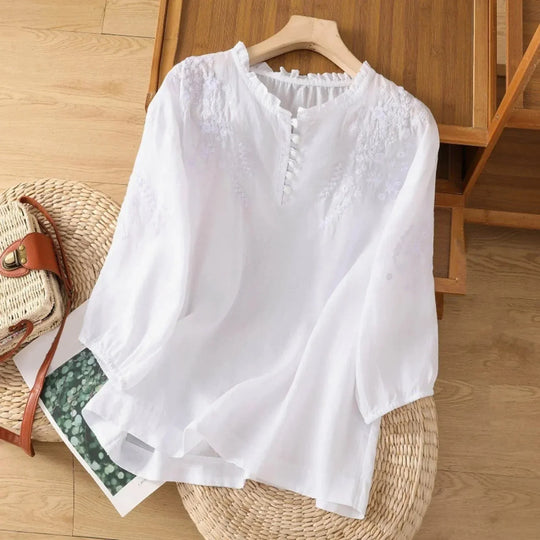 Blusa de Linho Evelyn