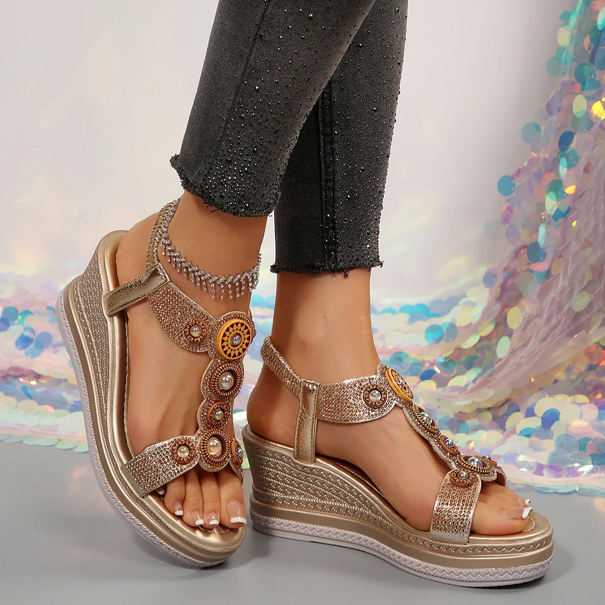 Zarella Gem Wedges