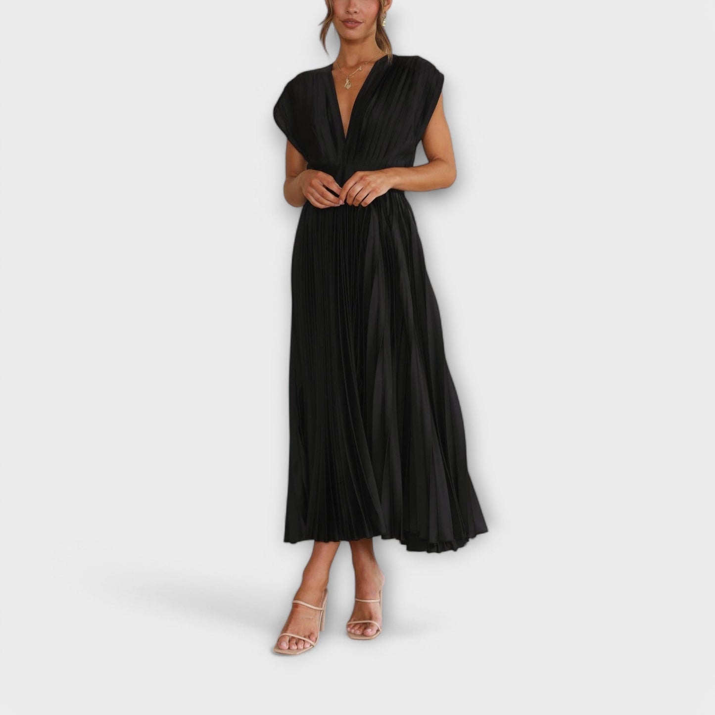 Aurora - Vestido Plissado Estiloso