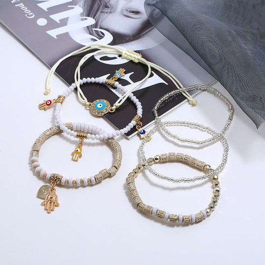 Pacote de Pulseiras Hamsa