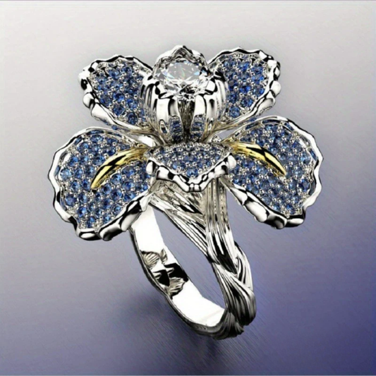 ANEL DE PRATA BRIGHT BLOSSOM