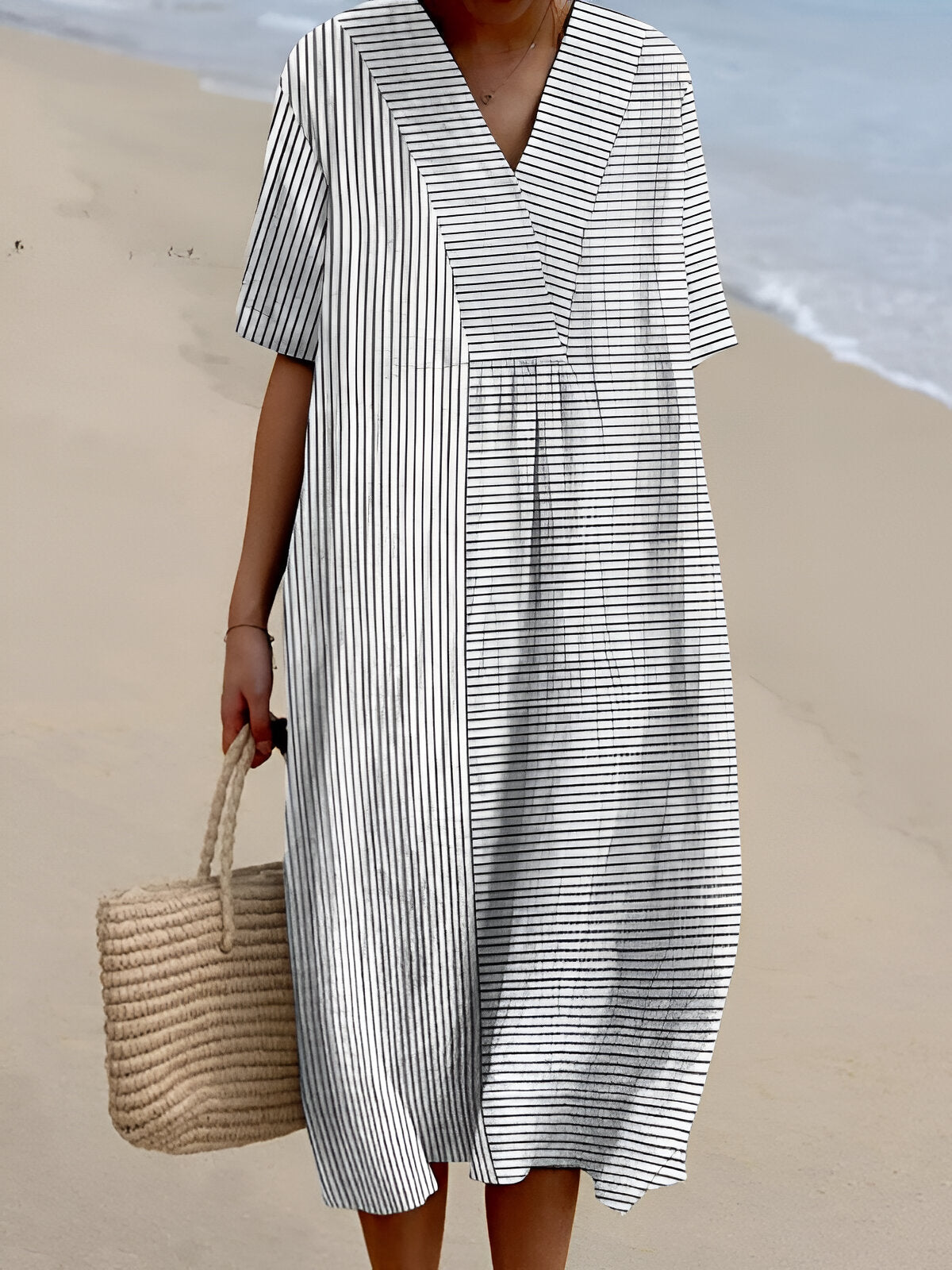 Quirine™ | Vestido Impresso Brisa de Verão
