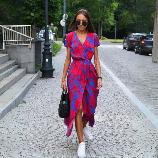Yasmine | Vestido V-Deep Estiloso