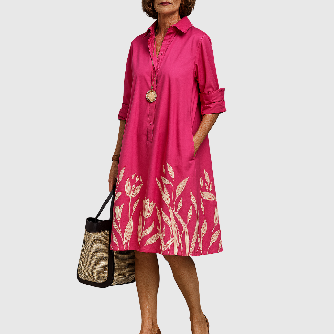 Jennifer | Vestido Midi Luxuoso para Elegância Sem Esforço