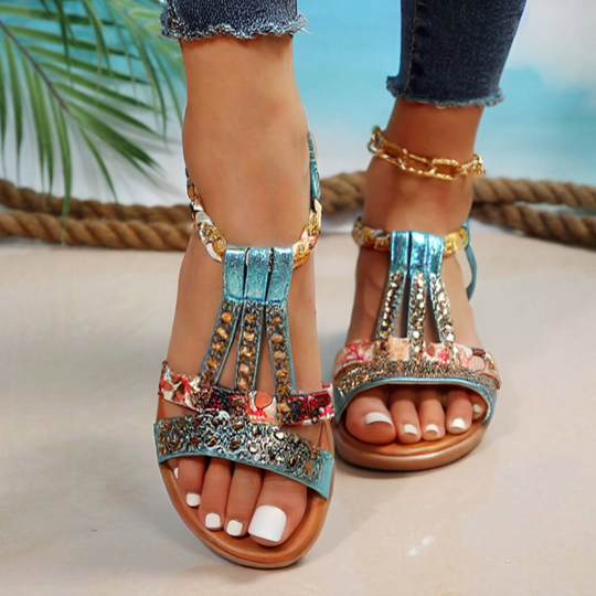 Elina™ | Sandálias Boho Elegantes