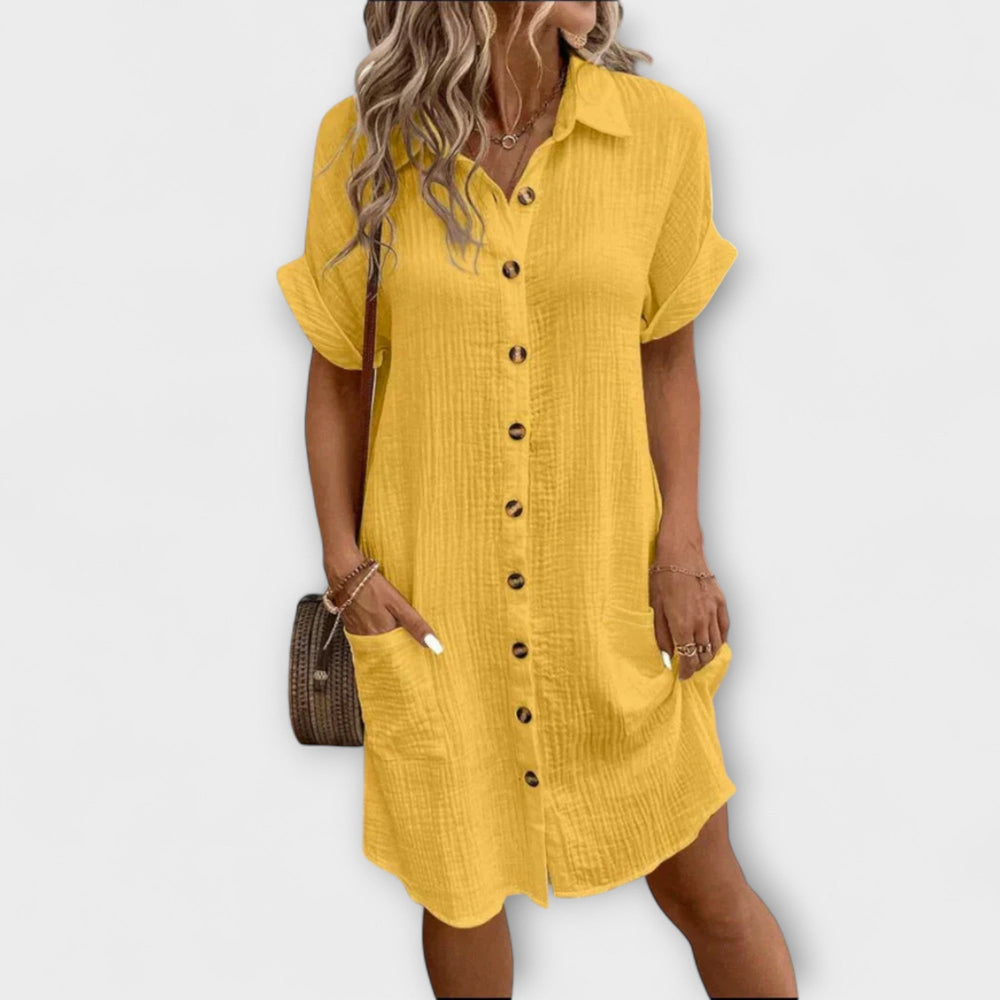 Aria - Vestido Polo Clássico Casual