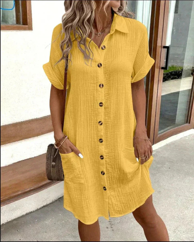 Grecia™ | Vestido Casual Clássico