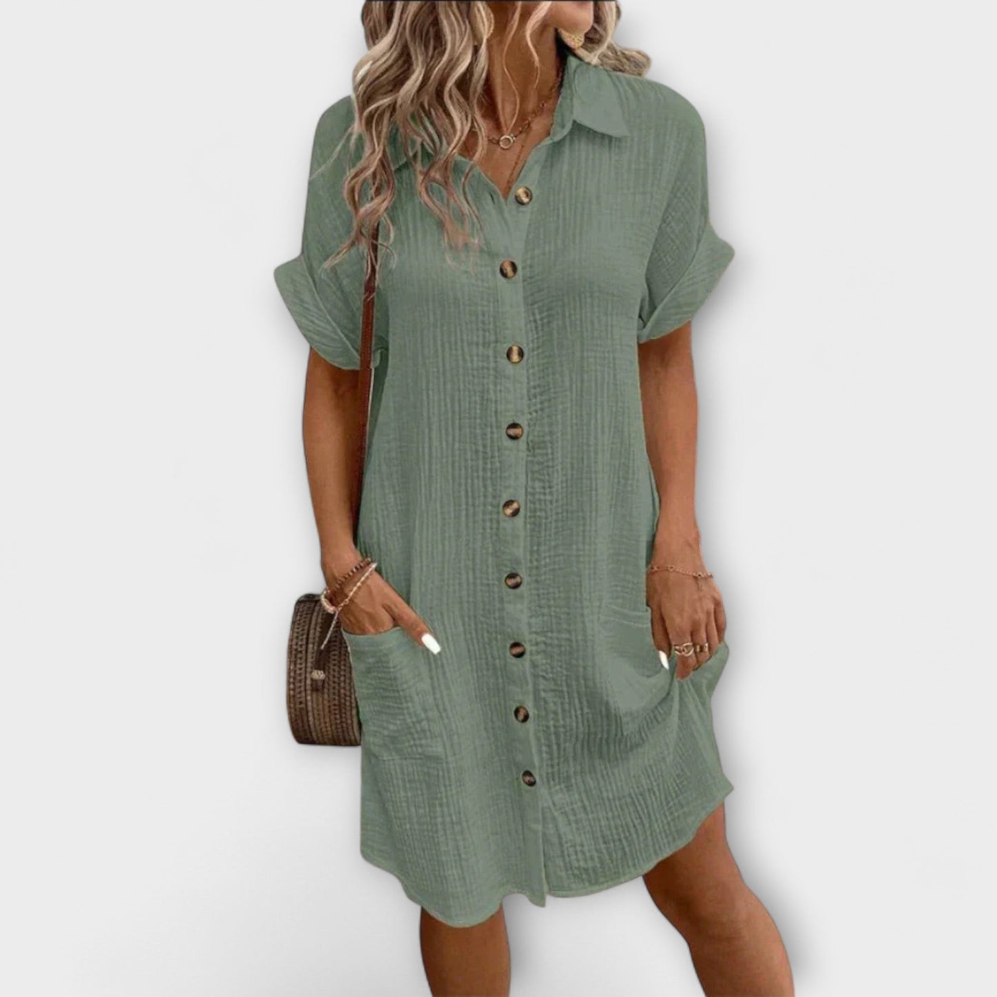 Aria - Vestido Polo Clássico Casual