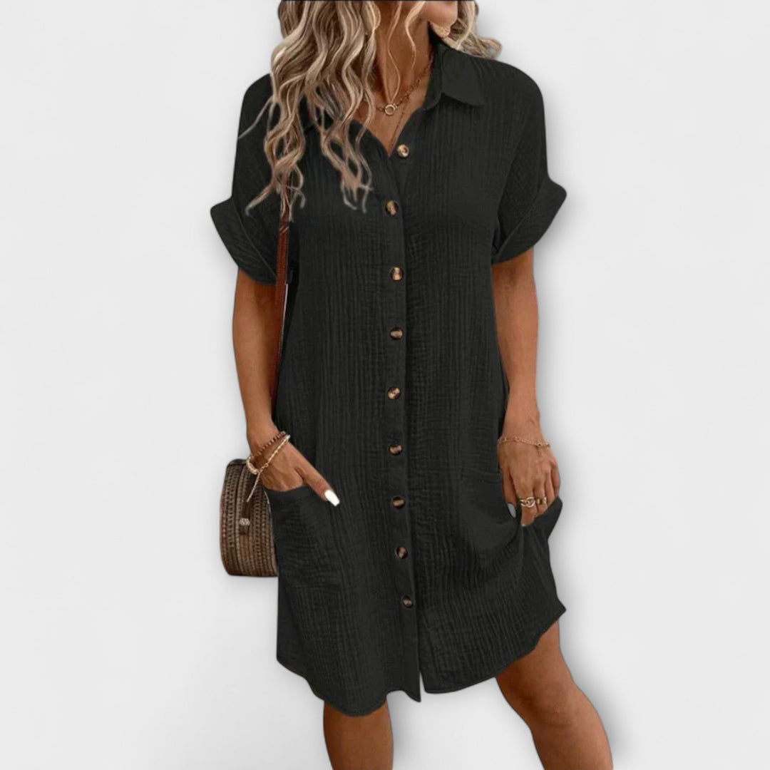 Aria - Vestido Polo Clássico Casual