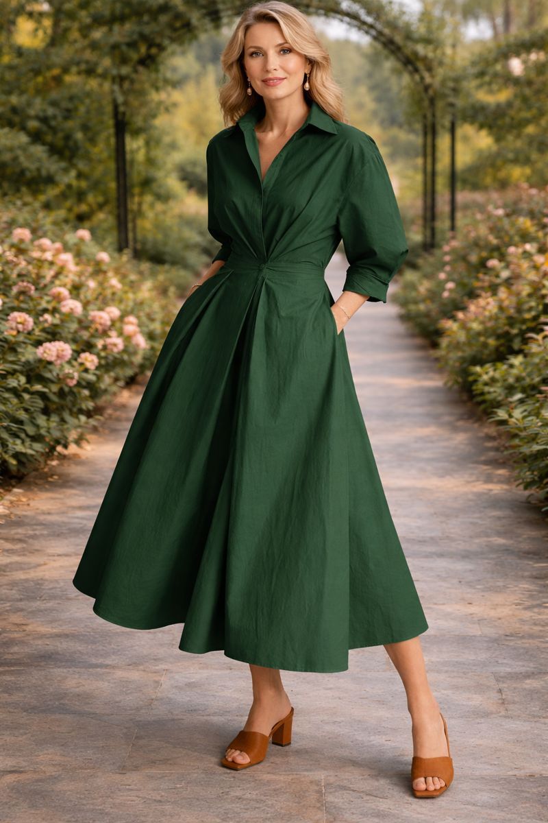 Monroe | Vestido Maxi Fluido com Frente Envolvente