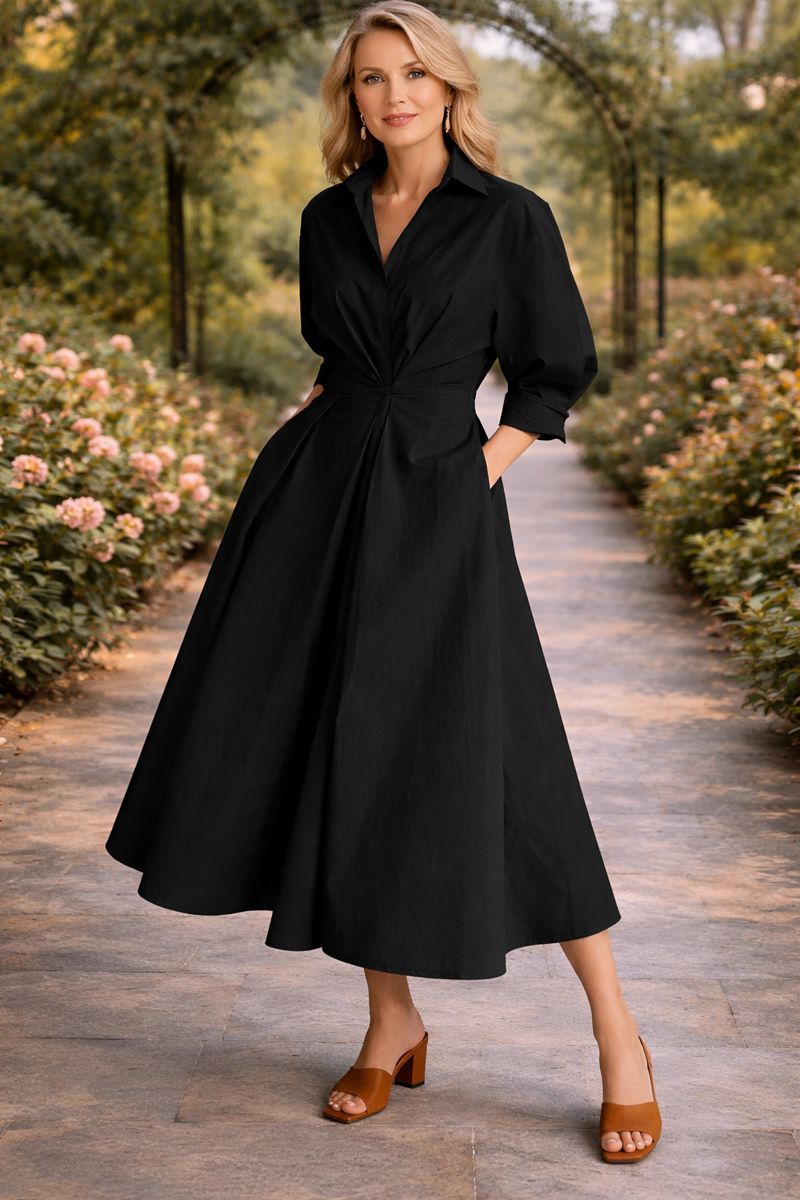 Monroe | Vestido Maxi Fluido com Frente Envolvente