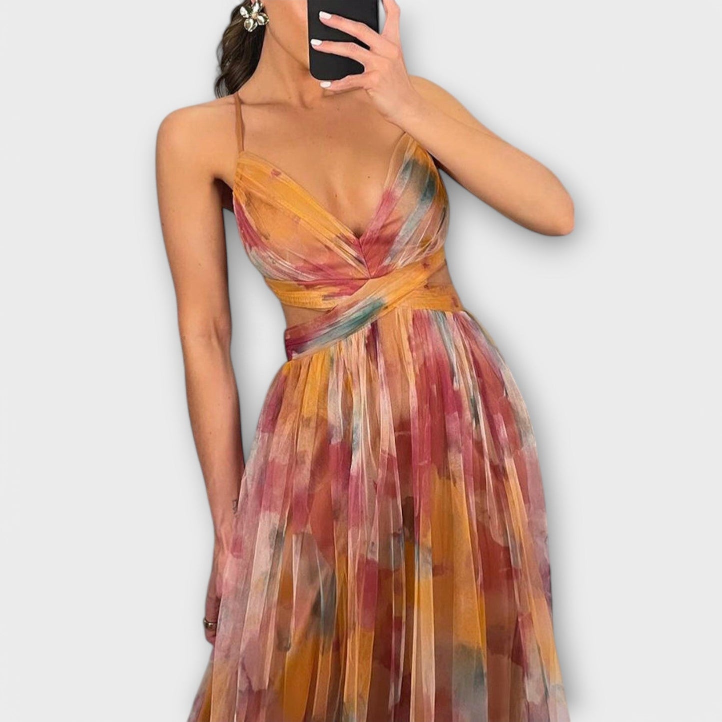 Vestido Maxi Annai em Malha - Elegante e Modelador