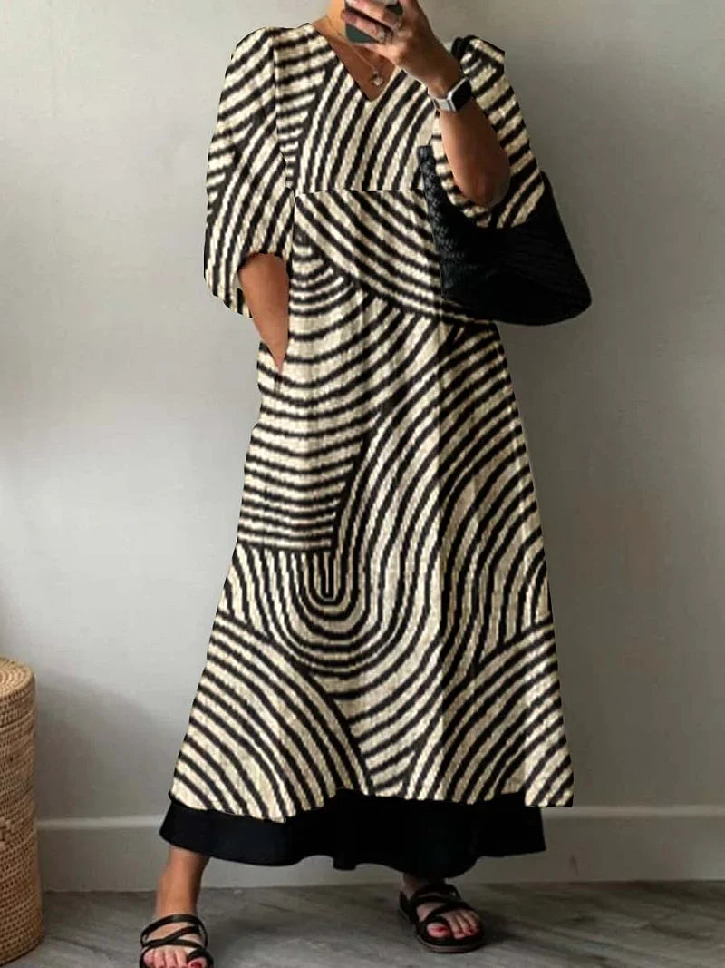 Vestido Elegante Estampado Karoline